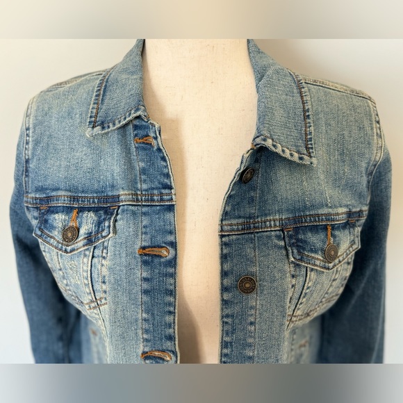 Just USA | Morrie Boyfriend Denim Jacket | Medium Wash | Small - Picture 2 of 5